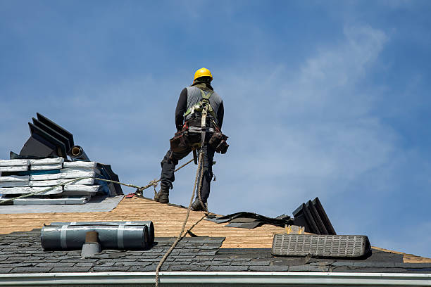 Professional Roofing technician working in Harrisonville, NJ